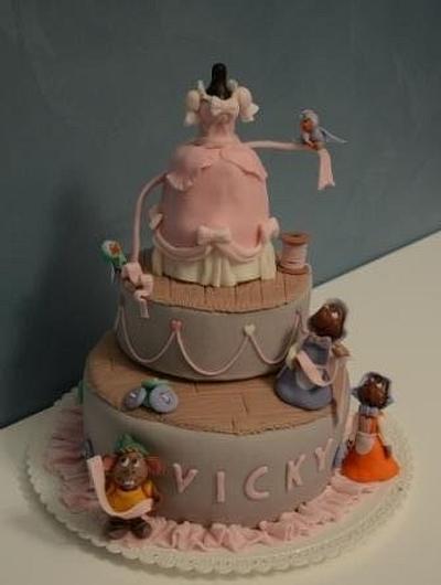 Cinderella - Cake by sweetnesscakedesign