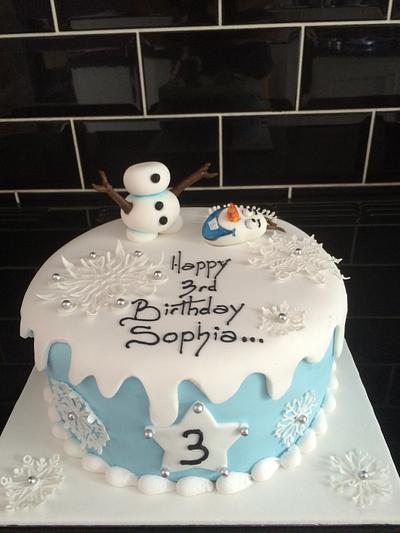 Frozen - Cake by Paul of Happy Occasions Cakes.