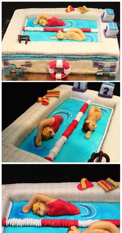 pool cake - Cake by wigur