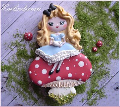 Alice in Wonderland cookie - Cake by Evelindecora