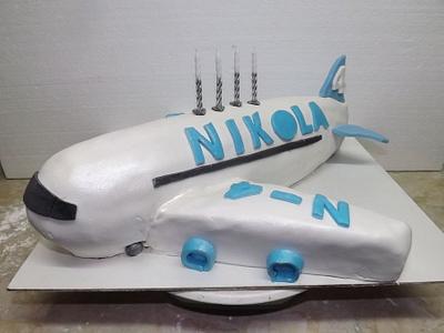 Airplane - Cake by Katarina