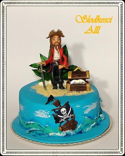 Cake with pirate - Cake by Alll 