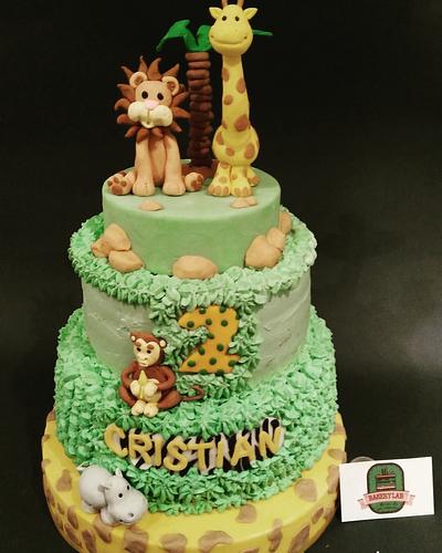 Jungle cake - Cake by BakeryLab