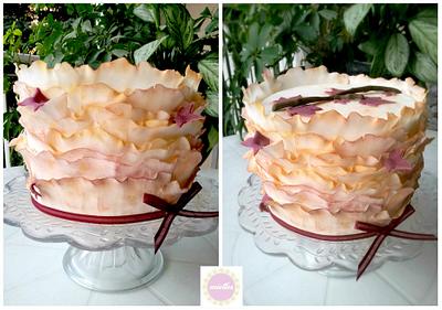 Autumn Frilled Cake - Cake by miettes
