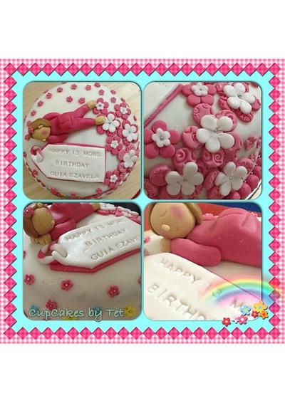 Guia ezavela unusual 13month b-  day cake - Cake by Cup n' Cakes by Tet