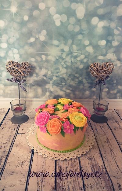 Buttercream cake - Cake by trbuch