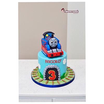 Thomas the train cake - Cake by Naike Lanza