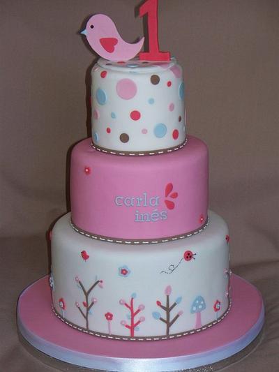 1st birthday cake - Cake by Fiona