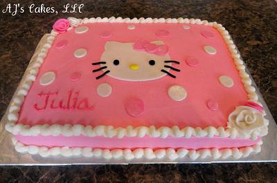 Hello Kitty Sheet Cake - Cake by Amanda Reinsbach