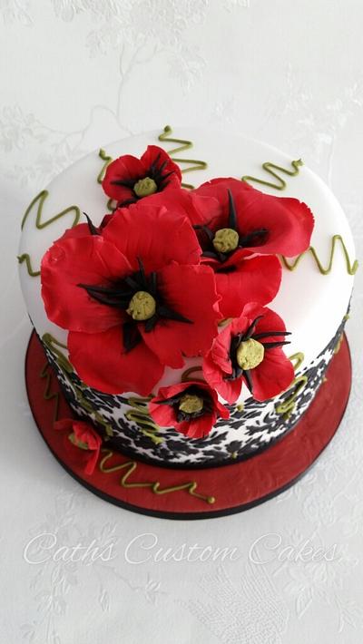 Poppies - Cake by Cath