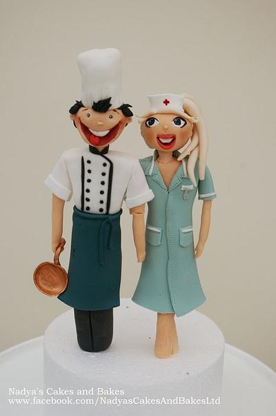 When a nurse met a chef - Cake by Nadya