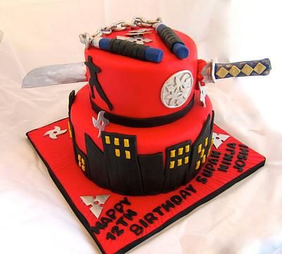 12th Birthday Ninja Cake - Cake by Kate