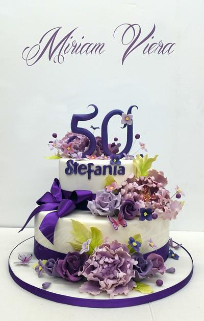 Flowers  - Cake by Miriam Viera