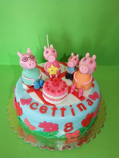 peppa pig cake - Cake by Marilena