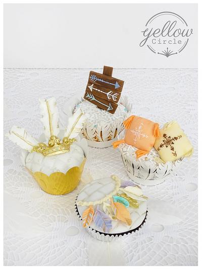Boho Cupcake - Cake by TaylorCreation
