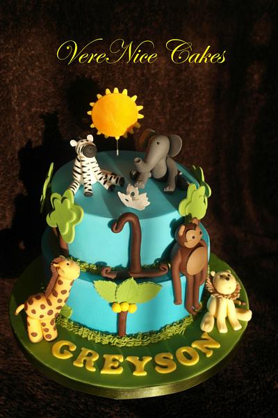 Safari Cake - Cake by VereNiceCakes