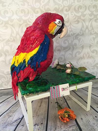 Parrot cake  - Cake by Dinadiab