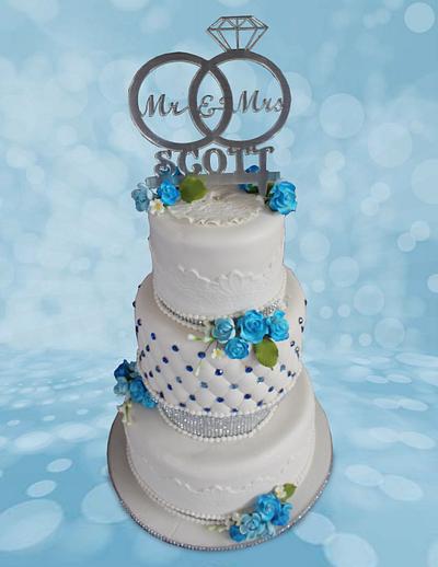 Mr & Mrs Scott - Cake by MsTreatz