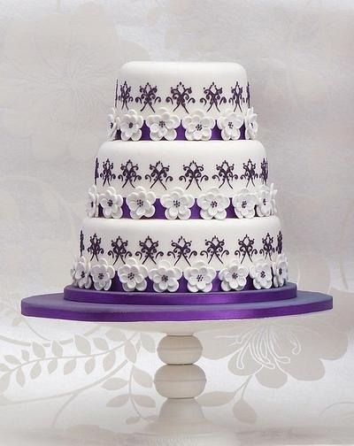 Purple Azalea - Cake by Thornton Cake Co.