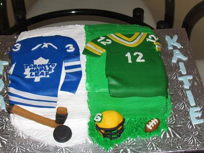 For the sports fans - Cake by Angiescakes