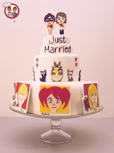 Miyazaki Manga wedding  - Cake by CAKE RÉVOL