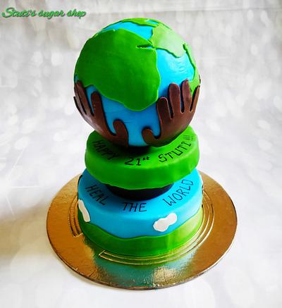 Heal the WORLD - Cake by stutissugarshop