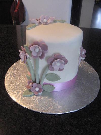 Pink Flower - Cake by Jennifer Jeffrey