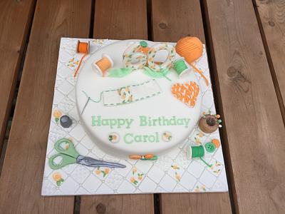 Sewing and quilting  - Cake by Littlelizacakes