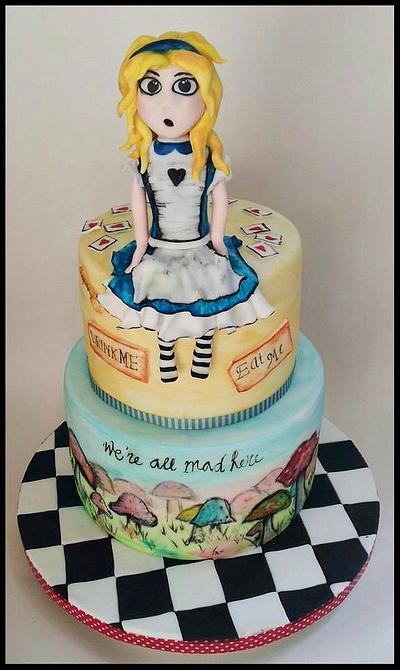 Alice in wonderland  - Cake by Time for Tiffin 
