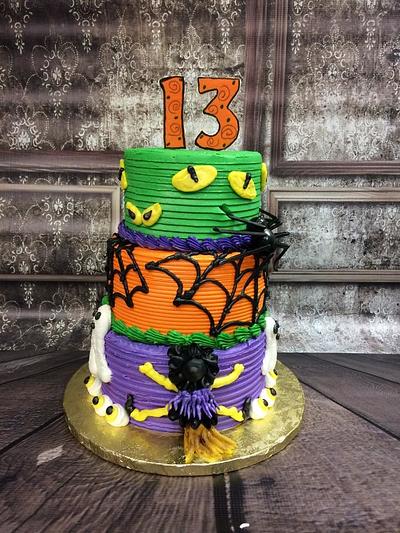 Halloween Birthday - Cake by Sharon