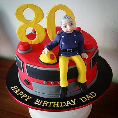 Fireman  - Cake by Stacys cakes