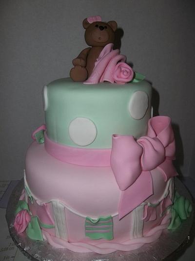 Sweet Baby Shower Cake - Cake by gemmascakes
