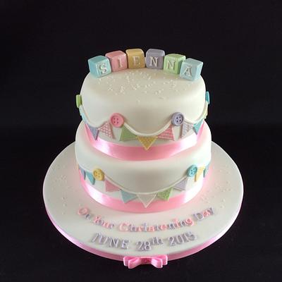 Christening cake  - Cake by marynash13