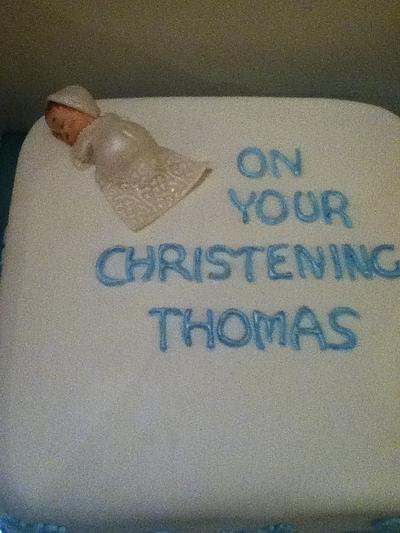 Christening cake  - Cake by Toni Lally