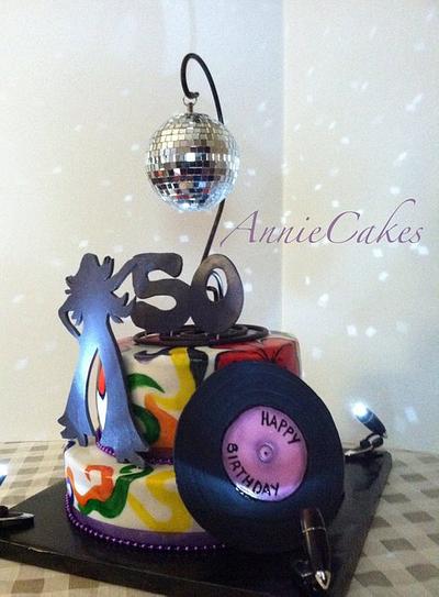 Christine @ The Disco - Cake by AnnieCakes