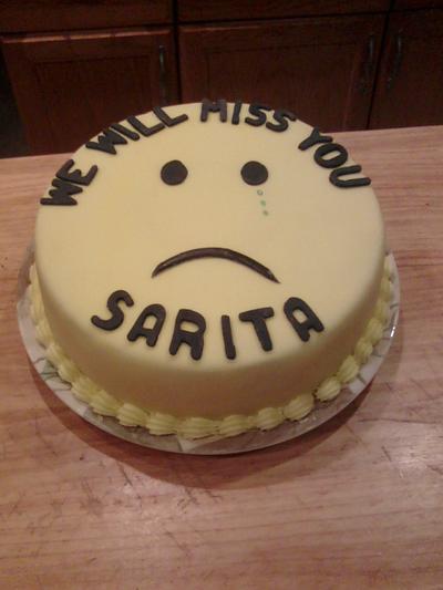 Sad Face - Cake by Julia 