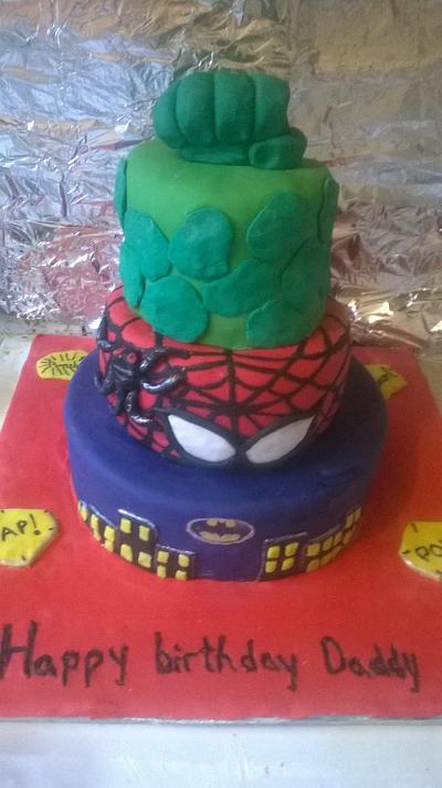 super hero - Cake by PC Cake Design