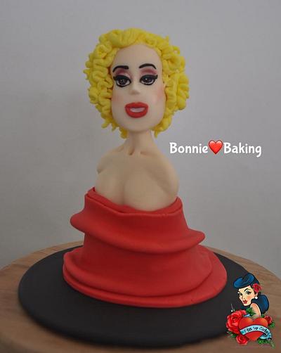Sugarly Monroe - a Pin Up Girls Collab piece - Cake by Bonnie’s 🧡 Bakery