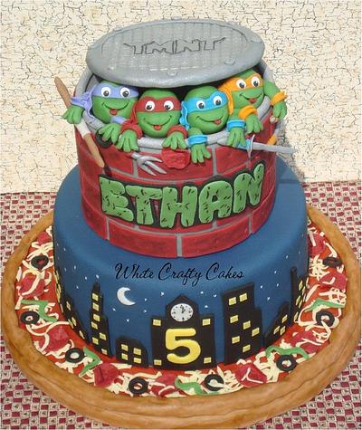 Ninja Turtles Cake - Cake by Toni (White Crafty Cakes)