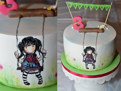 Little girl - Cake by CakesVIZ