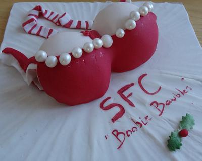 Boobie Baubles! - Cake by Fifi's Cakes