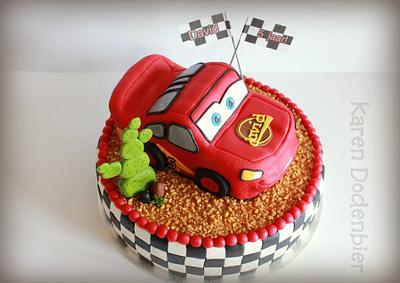 Cars for David! - Cake by Karen Dodenbier