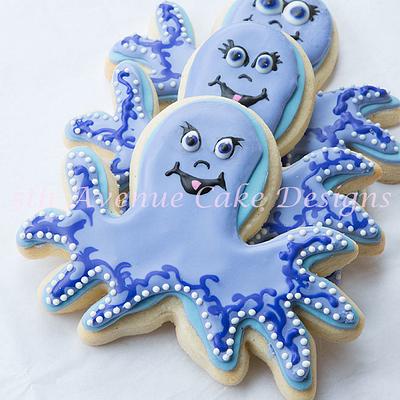 Under The Sea Octopus Cookie - Cake by Bobbie