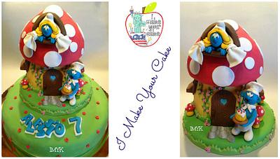 Smurfs - Cake by Sonia Parente