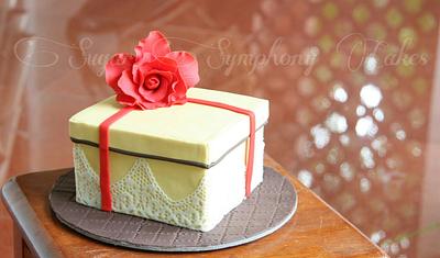 Gift box  - Cake by sivathmika