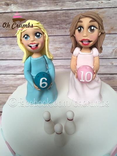 Bowling princesses - Cake by Oh Crumbs