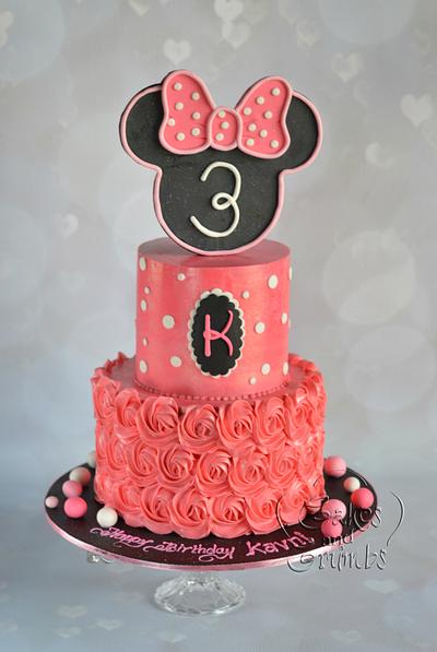 Minnie Mouse cake  - Cake by Hima bindu