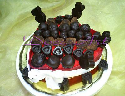 Chocolove - Cake by Magda Martins - Doce Art
