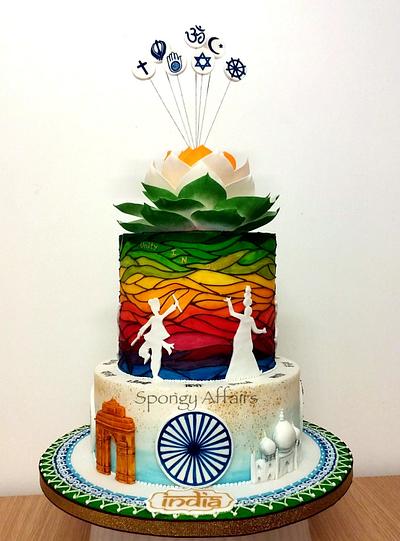 ‘India' - Gold award@Cake International’16 - Cake by Meenakshi S