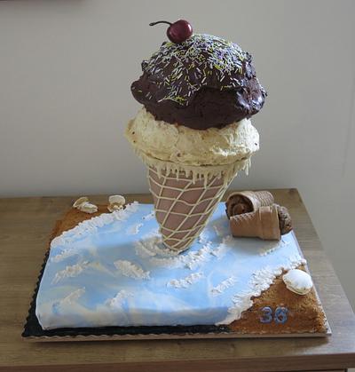 A Sea of Ice-Cream - Cake by The Garden Baker